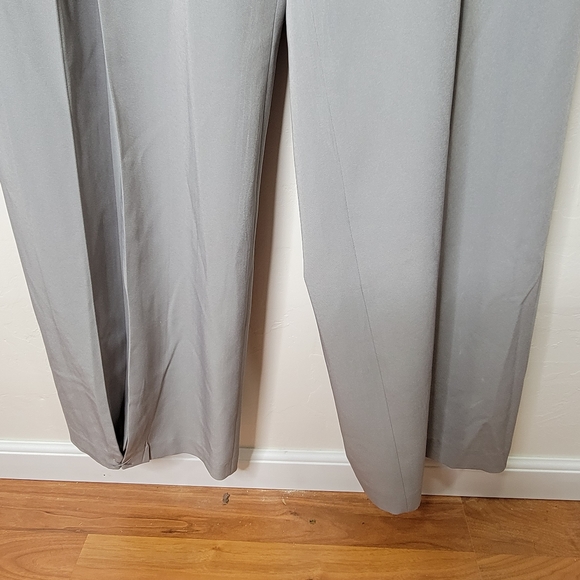 Vintage Metrostyle Grey Pleated & Tucked Slacks - Picture 3 of 8